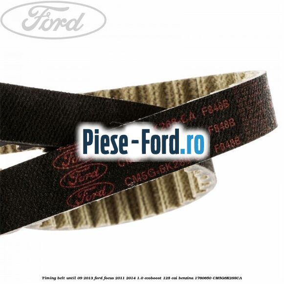 Timing belt until 09/2013 Ford Focus 2011-2014 1.0 EcoBoost 125 cai benzina #28A6CD2397