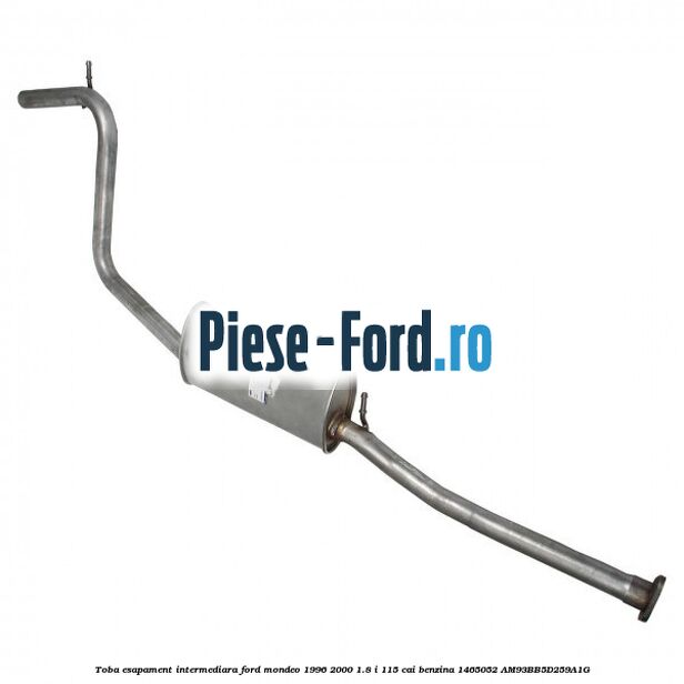 Toba esapament intermediara Ford Mondeo 1996-2000 1.8 i 115 cai benzina