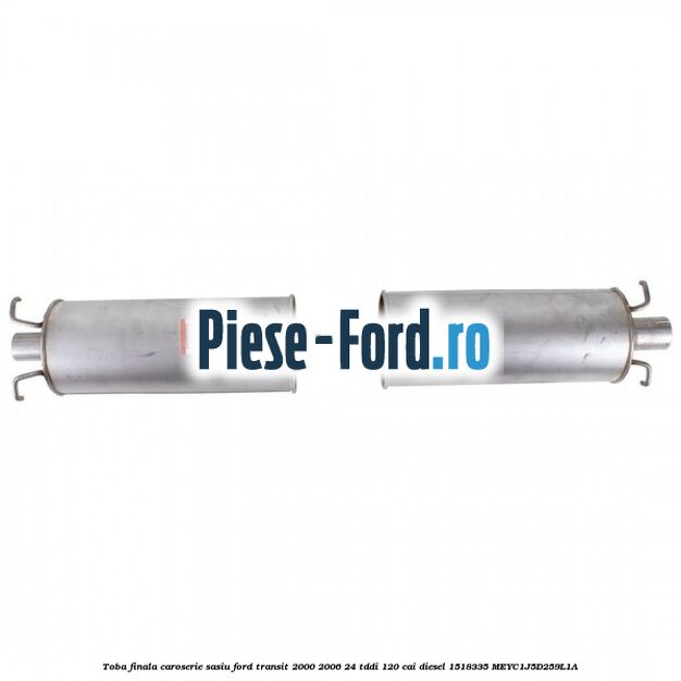 Toba finala caroserie sasiu Ford Transit 2000-2006 2.4 TDdi 120 cai #1B4B81D4AD