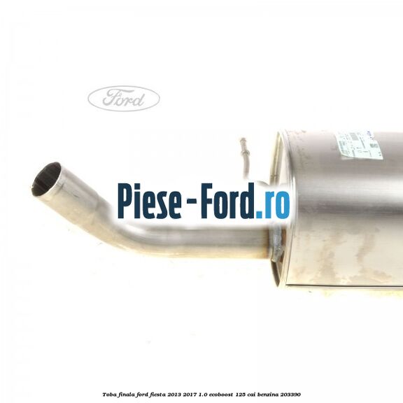 Protectie termica toba intermediara Ford Fiesta 2013-2017 1.0 EcoBoost 125 cai benzina
