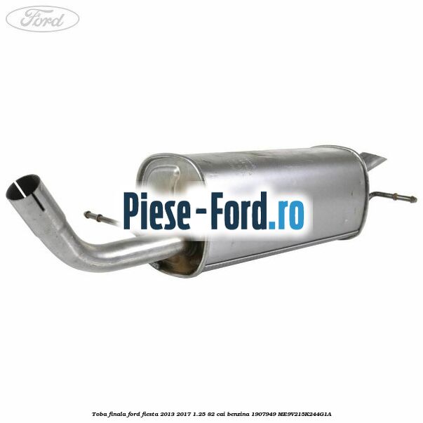 Toba finala Ford Fiesta 2013-2017 1.25 82 cai benzina