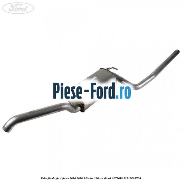 Toba finala Ford Focus 2014-2018 1.5 TDCi 120 cai diesel