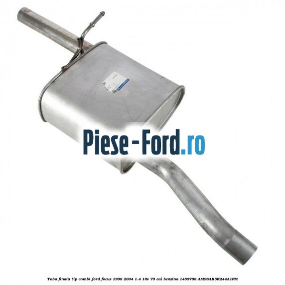Toba esapament intermediara Ford Focus 1998-2004 1.4 16V 75 cai benzina