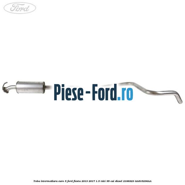 Toba finala Ford Fiesta 2013-2017 1.5 TDCi 95 cai diesel