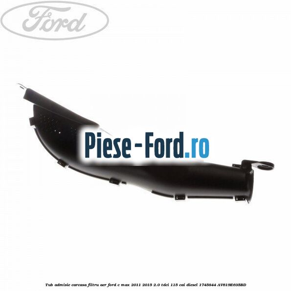 Tub admisie carcasa filtru aer Ford C-Max 2011-2015 2.0 TDCi 115 cai diesel
