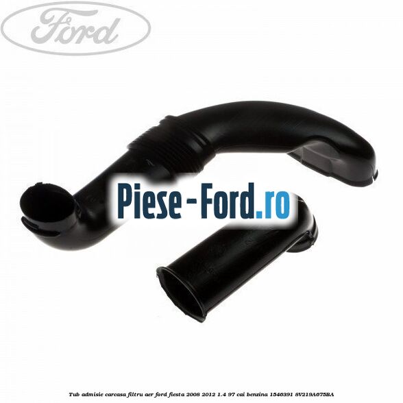 Tub admisie carcasa filtru aer Ford Fiesta 2008-2012 1.4 97 cai #946861048A