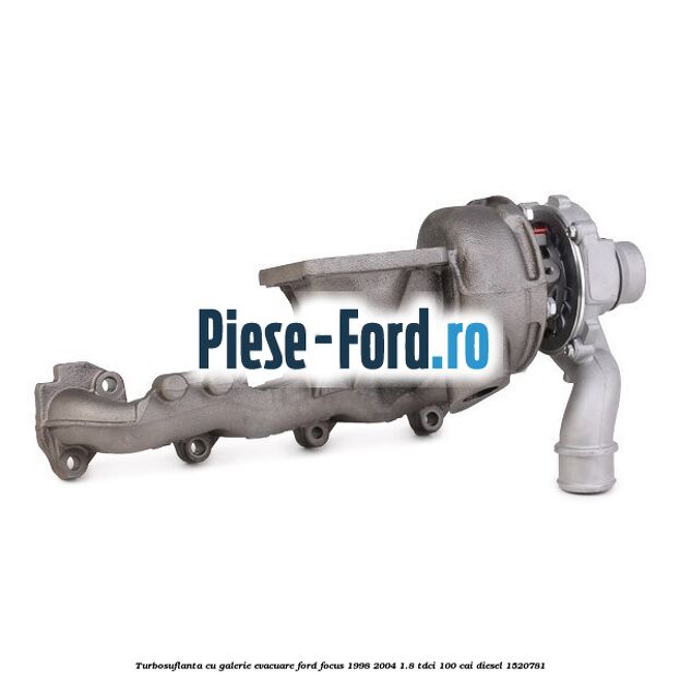 Turbosuflanta cu galerie evacuare Ford Focus 1998-2004 1.8 TDCi 100 cai diesel #FCED6066CC