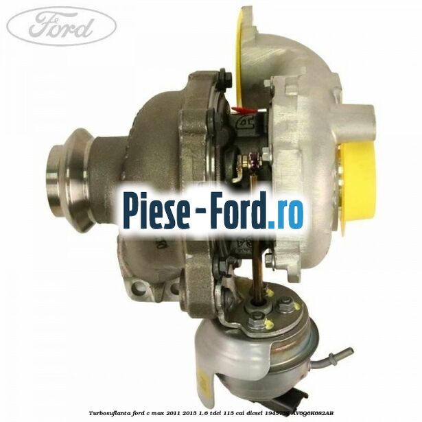 Turbosuflanta Ford C-Max 2011-2015 1.6 TDCi 115 cai diesel #41B0B2AA7E