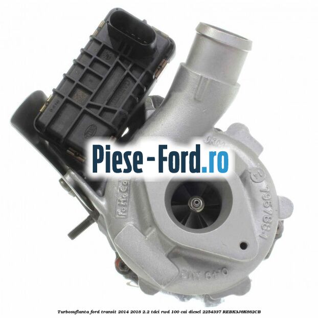 Prezon turbosuflanta model 2 Ford Transit 2014-2018 2.2 TDCi RWD 100 cai diesel