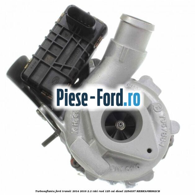 Prezon turbosuflanta model 2 Ford Transit 2014-2018 2.2 TDCi RWD 125 cai diesel