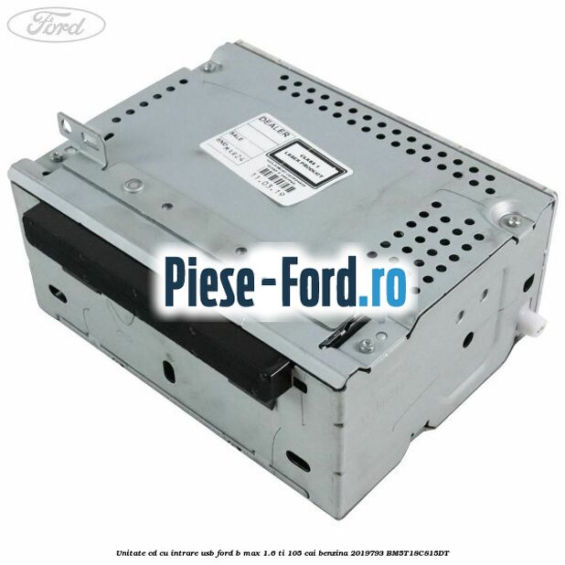 Unitate cd cu intrare usb Ford B-Max 1.6 Ti 105 cai #3C3D725387