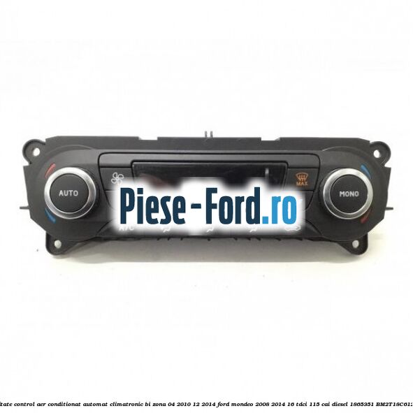 Unitate control aer conditionat automat climatronic Bi-Zona 04/2010-12/2014 Ford Mondeo 2008-2014 1.6 TDCi 115 cai #562FB06562