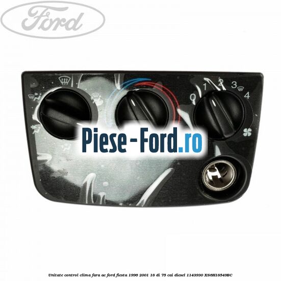 Unitate control clima fara AC Ford Fiesta 1996-2001 1.8 DI 75 cai #6C33733DC5