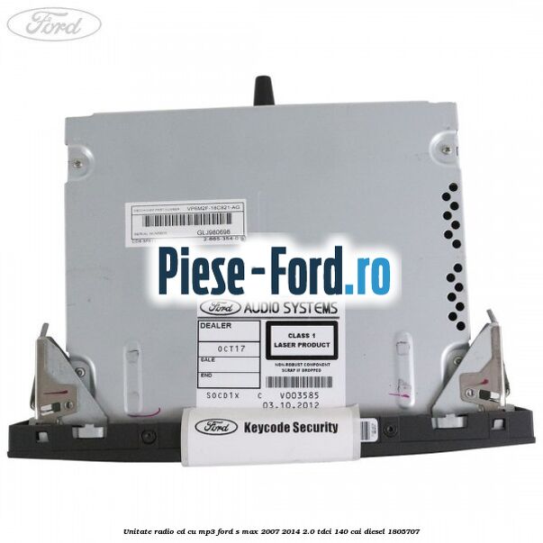 Unitate Radio CD cu MP3 Ford S-Max 2007-2014 2.0 TDCi 140 cai diesel #B843ADEEFF