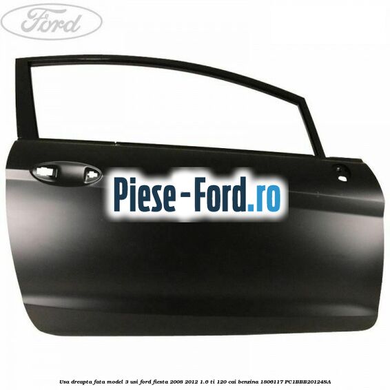 Suport ranforsare lonjeron stanga Ford Fiesta 2008-2012 1.6 Ti 120 cai benzina