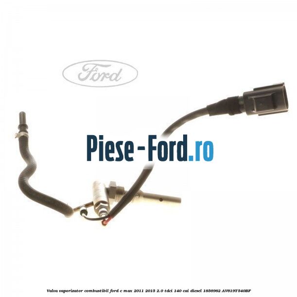 Valva vaporizator combustibil Ford C-Max 2011-2015 2.0 TDCi 140 cai diesel #3D1C9246CC