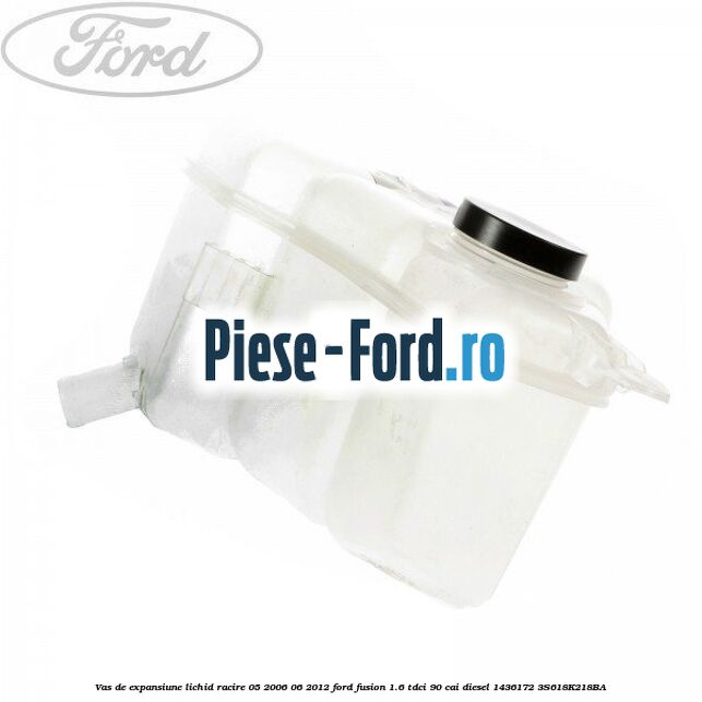 Vas de expansiune lichid racire 05/2006-06/2012 Ford Fusion 1.6 TDCi 90 cai diesel