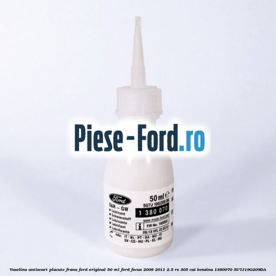 Vaselina antiscart placute frana Ford original 50 ml Ford Focus 2008-2011 2.5 RS 305 cai #493CE8F563 Vaselina antiscart placute frana Ford original 50 ml Ford Focus 2008-2011 2.5 RS 305 cai benzina #493CE8F563