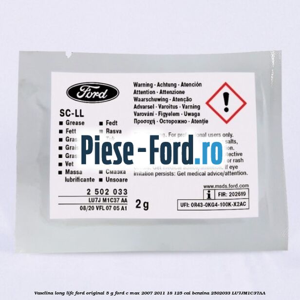 Vaselina Long Life Ford original 5 G Ford C-Max 2007-2011 1.8 125 cai #3D3A393671