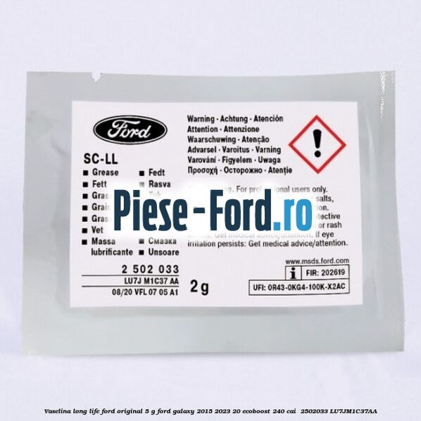 Vaselina Long Life Ford original 5 G Ford Galaxy 2015-2023 2.0 EcoBoost 240 cai #84CD694BBB