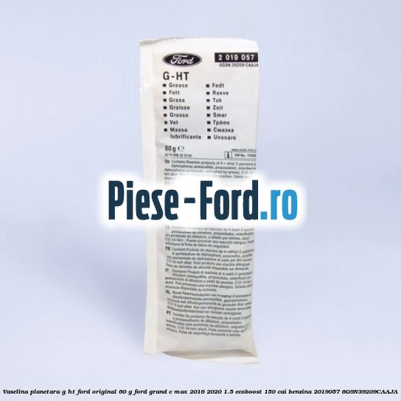 Vaselina planetara G-HT Ford original 60 G Ford Grand C-Max 2016-2020 1.5 EcoBoost 150 cai benzina #EF37069167