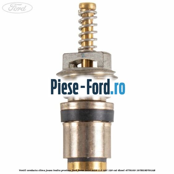 Ventil conducta clima joasa/inalta presiune Ford Focus 2014-2018 1.5 TDCi 120 cai diesel