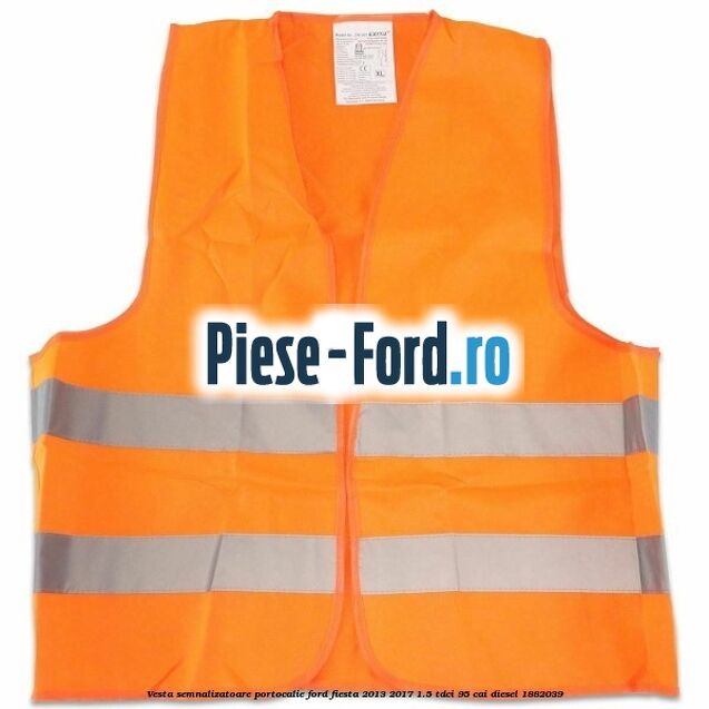 Vesta semnalizatoare, portocalie Ford Fiesta 2013-2017 1.5 TDCi 95 cai