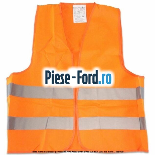 Vesta semnalizatoare, portocalie Ford Focus 2014-2018 1.5 TDCi 120 cai