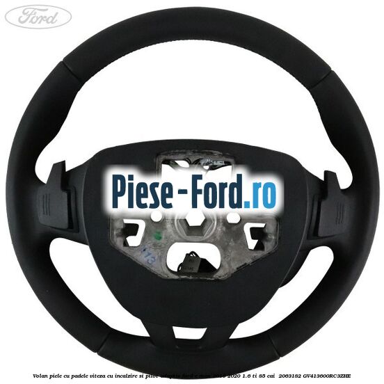 Volan piele, cu padele viteza, cu incalzire si pilot adaptiv Ford C-Max 2016-2020 1.6 Ti 85 cai  #86F6E4CEF4