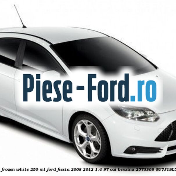 Vopsea alb Frozen White, 250 ml Ford Fiesta 2008-2012 1.4 97 cai benzina #D1888B83D1