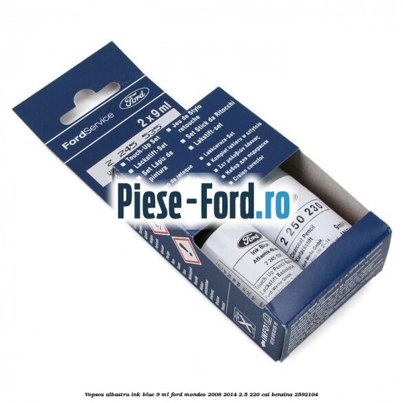 Vopsea albastru Ink Blue, 9 ml Ford Mondeo 2008-2014 2.5 220 cai #A0835FDE3A
