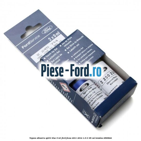 Vopsea albastru Ink Blue, 9 ml Ford Focus 2011-2014 1.6 Ti 85 cai benzina