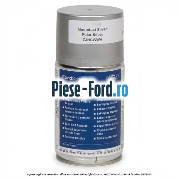 Vopsea argintiu Moondust silver metalizat, 250 ml Ford S-Max 2007-2014 2.3 160 cai #F9B7C8841A Vopsea argintiu Moondust silver metalizat, 250 ml Ford S-Max 2007-2014 2.3 160 cai #F9B7C8841A