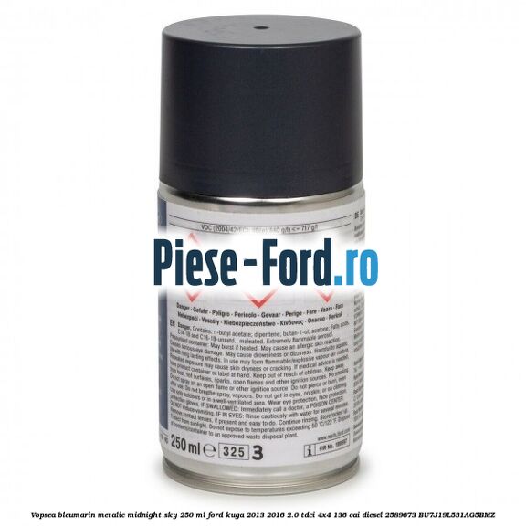 Vopsea bleumarin metalic Midnight Sky, 250 ml Ford Kuga 2013-2016 2.0 TDCi 4x4 136 cai diesel #D11B30C876