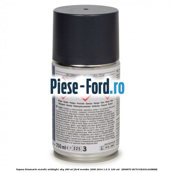Vopsea bleumarin metalic Midnight Sky, 250 ml Ford Mondeo 2008-2014 1.6 Ti 120 cai  #0605BA59B0