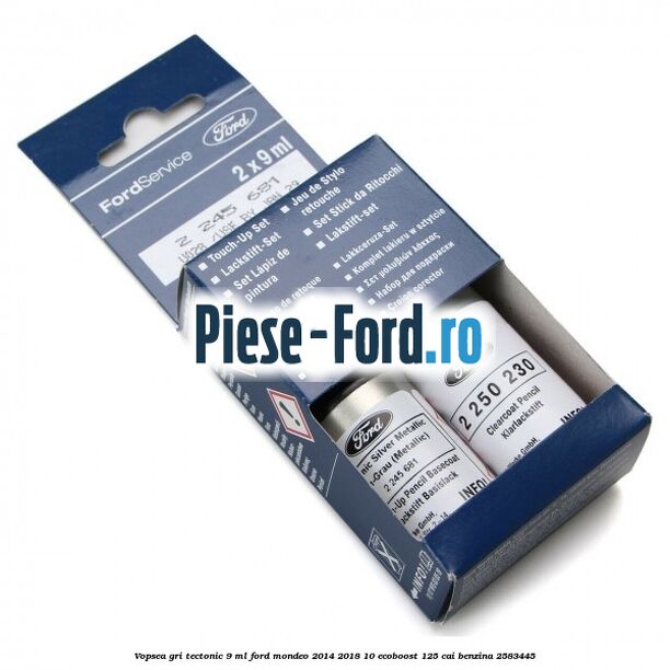 Vopsea gri Tectonic, 9 ml Ford Mondeo 2014-2018 1.0 EcoBoost 125 cai #58767A61EC