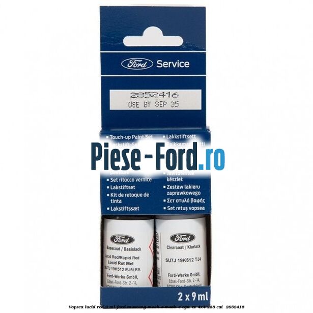 Vopsea lucid red 9 ml Ford Mustang Mach-E MACH-E (CGW) EV 4x4 258 cai #75BA7E211C