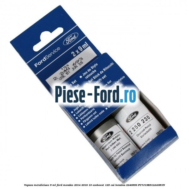 Vopsea metaliciuos, 9 ml Ford Mondeo 2014-2018 1.0 EcoBoost 125 cai #A6AD487176