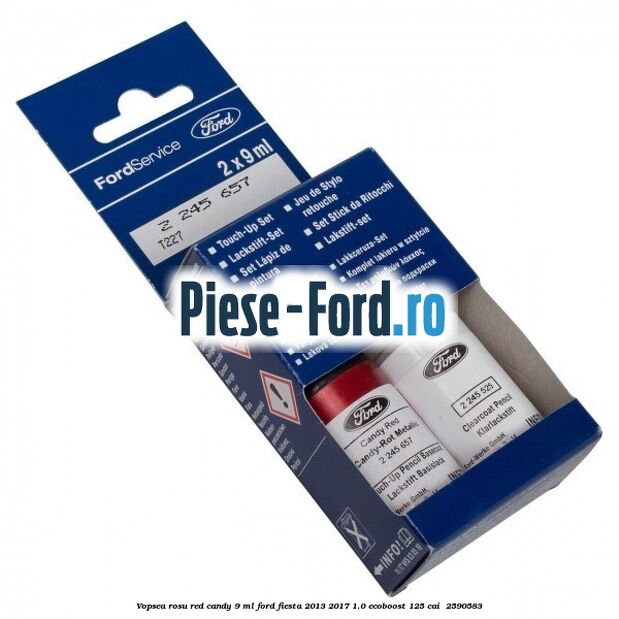 Vopsea rosu Red Candy, 9 ml Ford Fiesta 2013-2017 1.0 EcoBoost 125 cai #E25FA0EF6C Vopsea rosu Red Candy, 9 ml Ford Fiesta 2013-2017 1.0 EcoBoost 125 cai #E25FA0EF6C