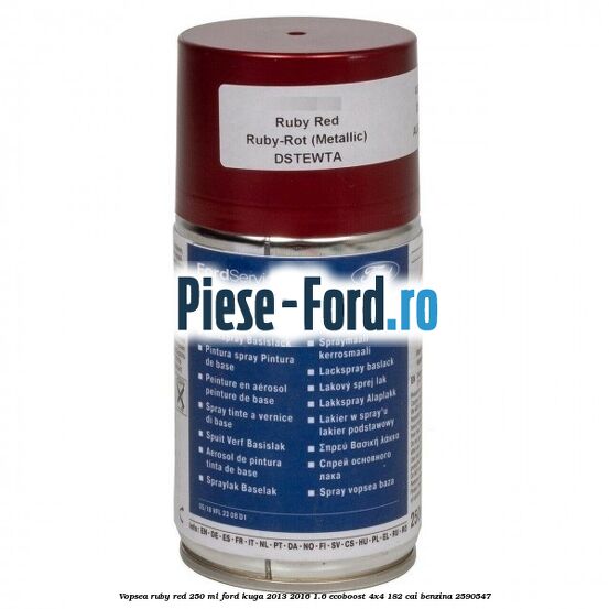 Vopsea rosu Race Red, 9 ml Ford Kuga 2013-2016 1.6 EcoBoost 4x4 182 cai benzina