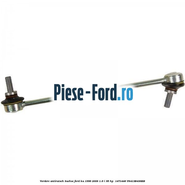 Vordere Antirutsch-Buchse Ford Ka 1996-2008 1.6 i 95 HP  #11D771F8D3