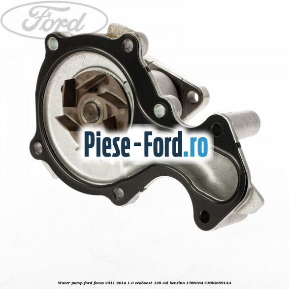 Water pump Ford Focus 2011-2014 1.0 EcoBoost 125 cai benzina #9BD4763B6D