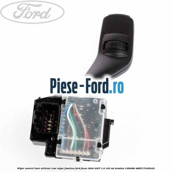 Wiper control lever without rear wiper function Ford Focus 2004-2007 1.6 100 cai benzina #3360B1A1D4