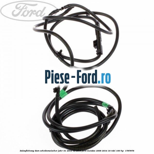 Zulaufleitung Düsen Scheibenwischer Jahr 01/2012-12/2014 Ford Mondeo 2008-2014 1.8 TDCi 100 HP #0D13DB43B0