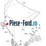 Bucsa prindere tija capota alba Ford S-Max 2007-2014 2.0 EcoBoost 203 cai benzina