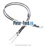 Cablu frana mana an 06/2003-12/2006 Ford Ka 1996-2008 1.6 i 95 cai  | Foto 2 #496C1AC999