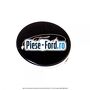 Capac centru janta aliaj 55 mm albastru lucios Ford Fiesta 2013-2017 1.6 ST 182 cai benzina | Foto 3