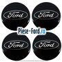 Capac centru janta aliaj 55 mm negru lucios Ford Mondeo 2014-2018 1.5 EcoBoost 160 cai benzina | Foto 3 #66273CAF3F