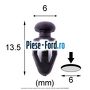 Clips prindere cheder prag sau tapiterie interior Ford Escort 1990-1995 RS 2000 150 cai benzina | Foto 3 #D0952C7E34