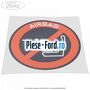 Eticheta atentionare airbag pasager Ford Fiesta 1996-2001 1.3 i 60 cai benzina | Foto 1 #29FEA88E12